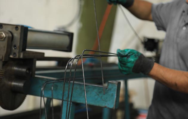 Producing micro spring